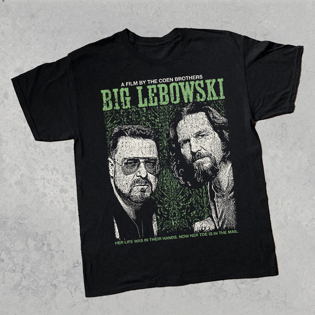The Big Lebowski Walter/Dude Black T-Shirt product image 1