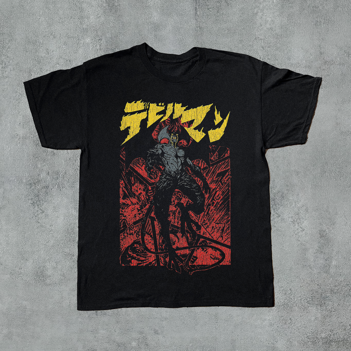 90'S Devilman Anime Black T-Shirt product image 1