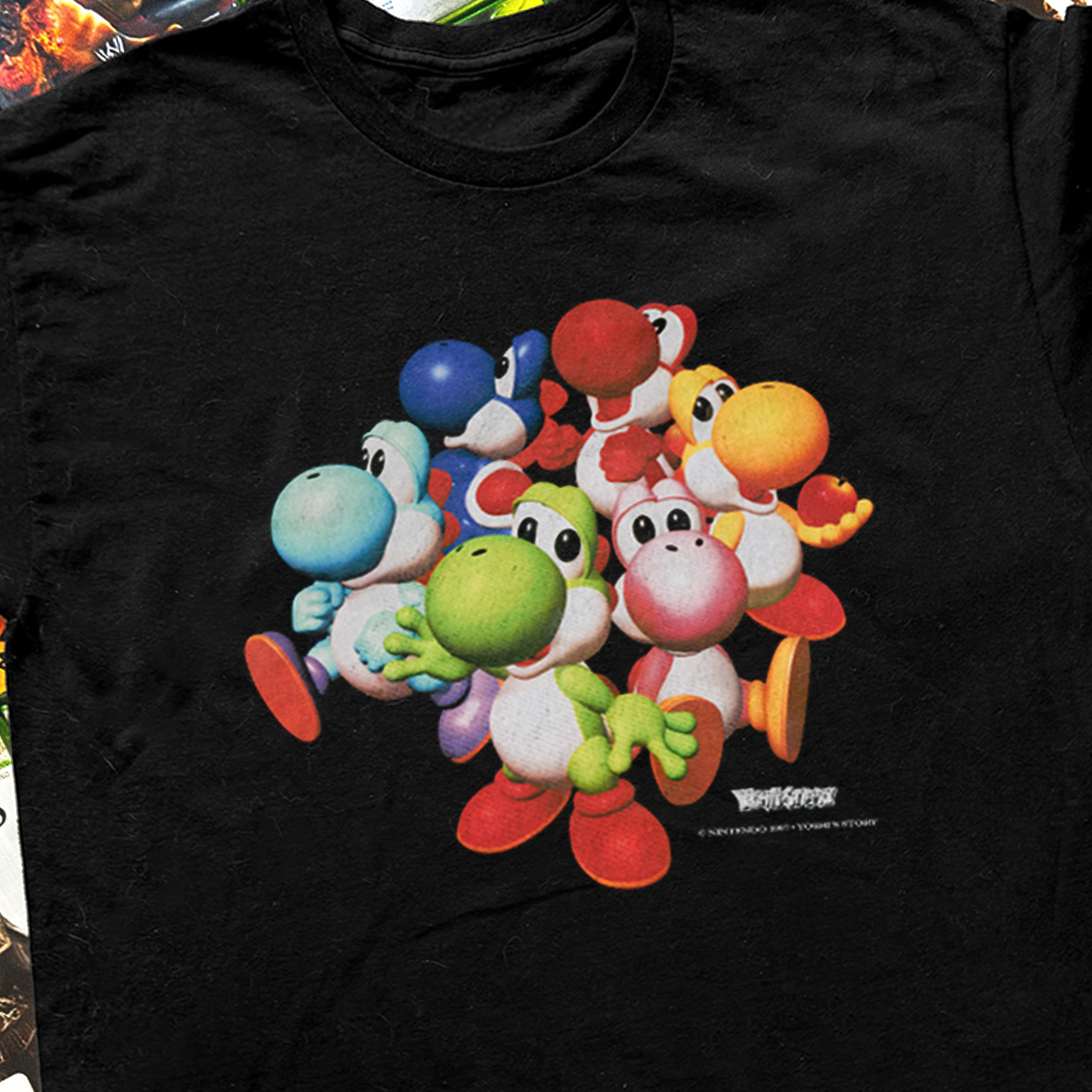N64 'Yoshi Story' Vintage Washed Black Tee product image 2