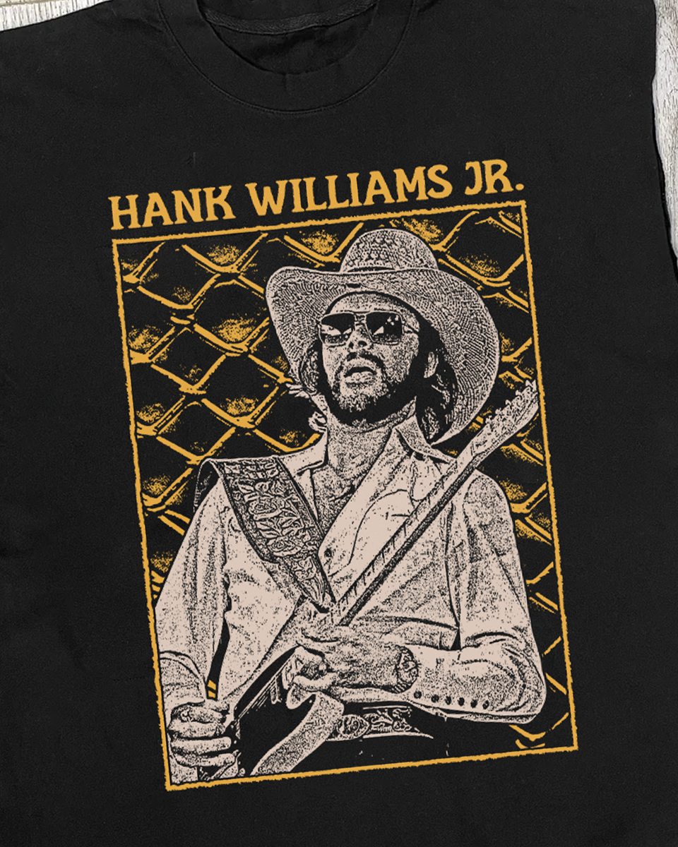Hank Jr. Cut-Off Vintage Black Shirt product image 2