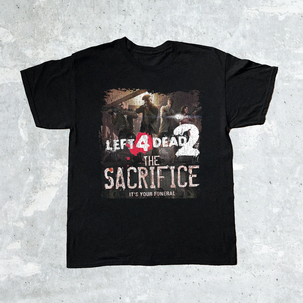 Left 4 Dead 2 The Sacrifice Black Tee product image 1