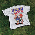 Faded Japanese 'Team Sonic' Promo Washed White Tee product image 1