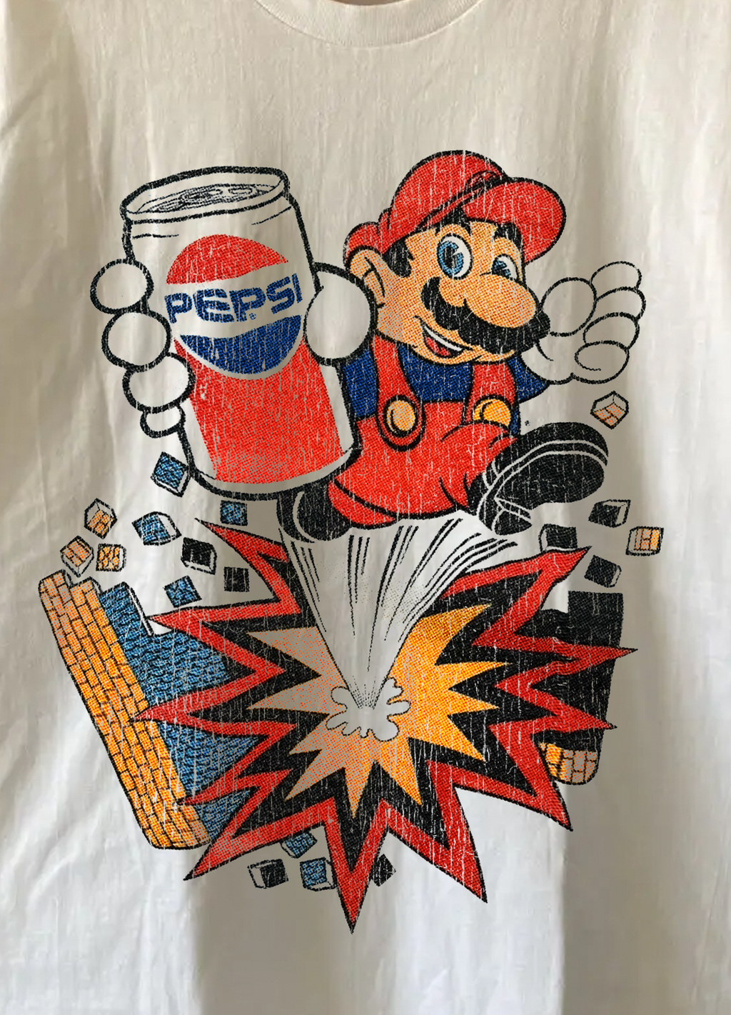 Pepsi X Mario White Tee product image 2