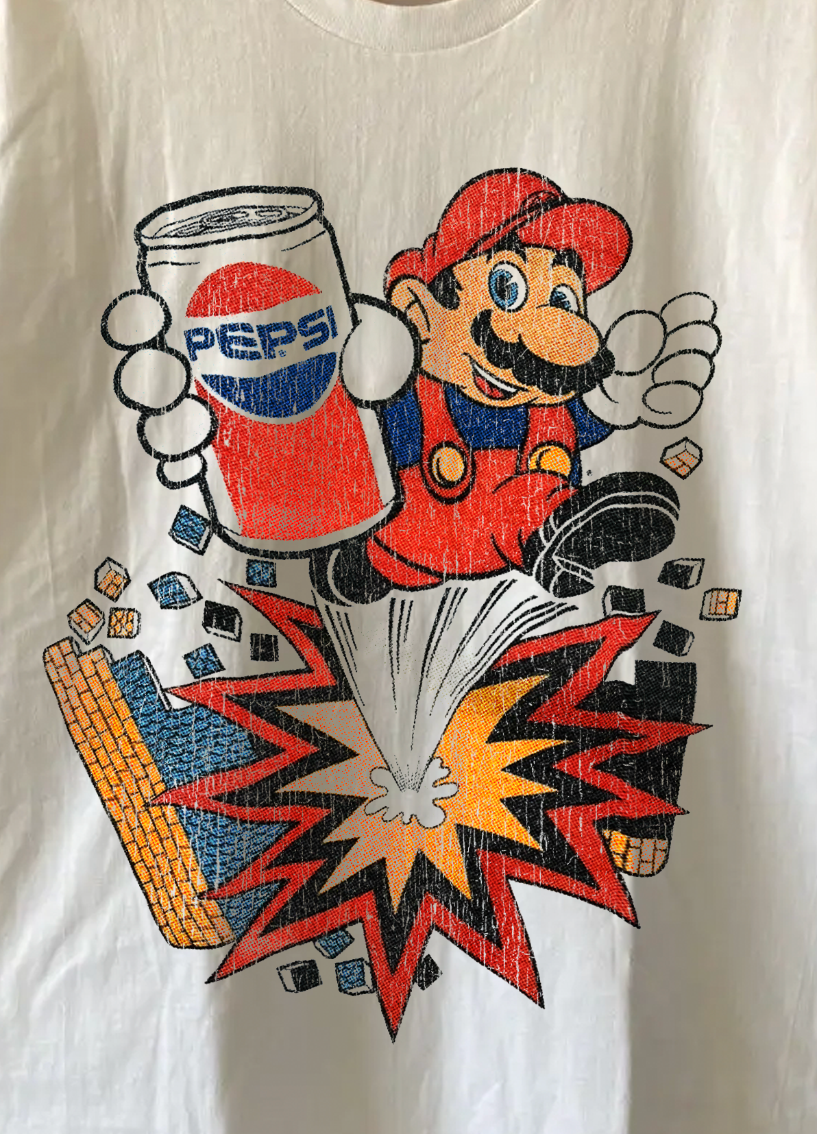Pepsi X Mario White Tee product image 2