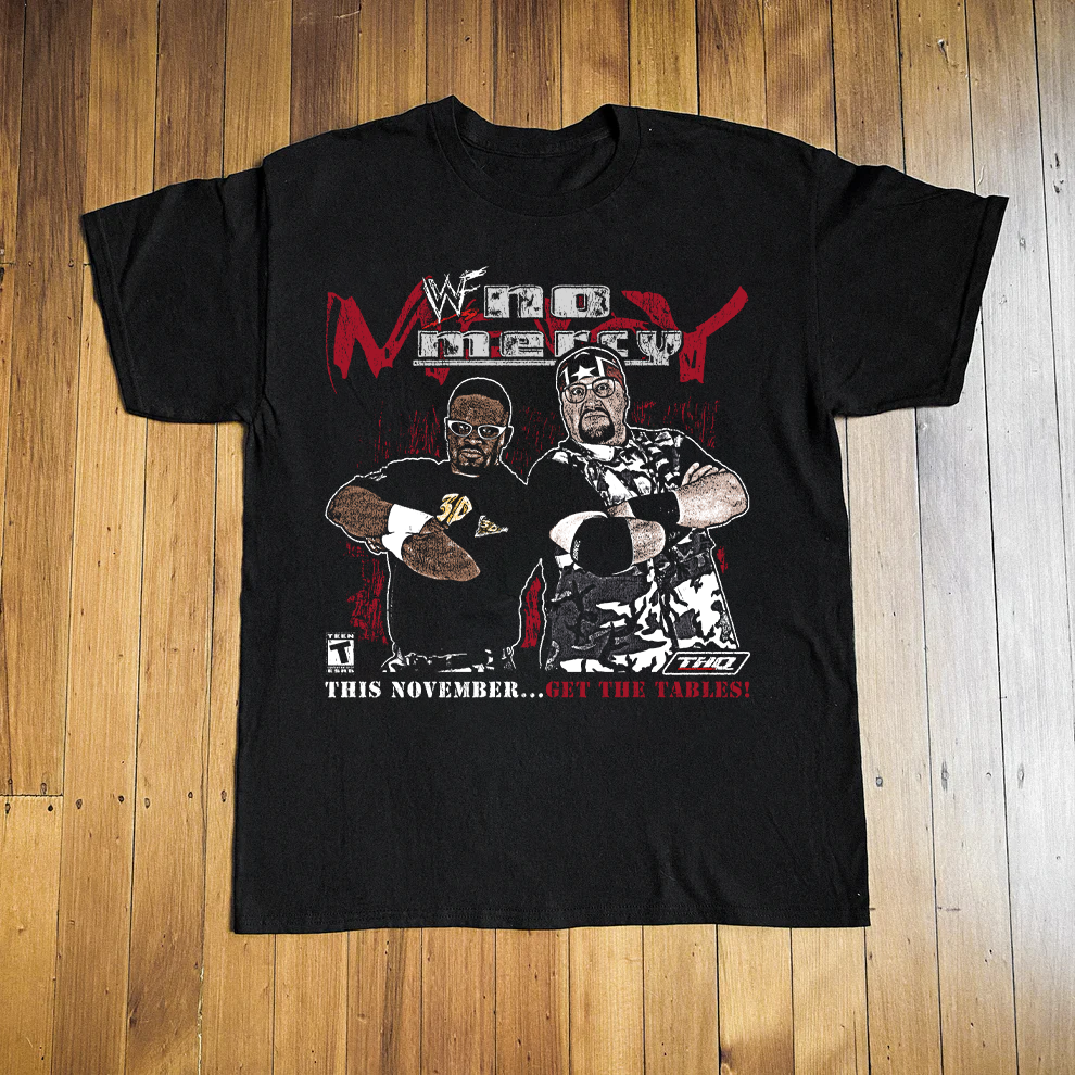 WWF No Mercy N64 Black Tee product image 1