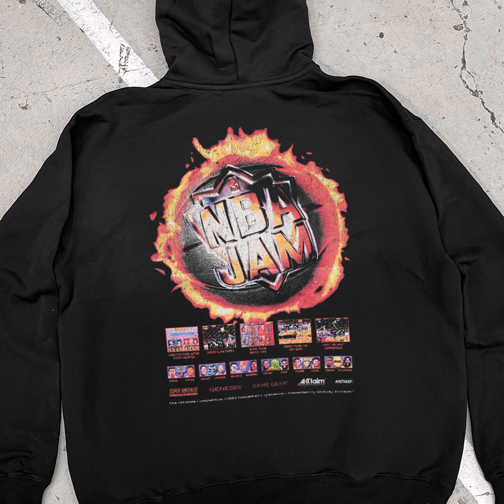 Kick-Ass 'NB4 Jam' 1994 Fireball Black Hoodie product image 2