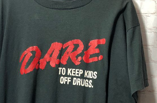 90'S D.A.R.E. Vintage Black T-Shirt product image 2