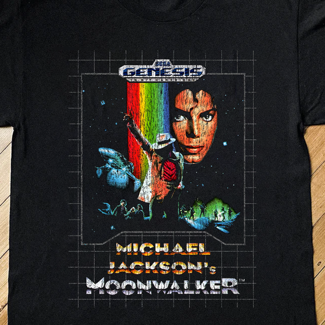 Sega Genesis Michael Jackson Black Tee product image 2