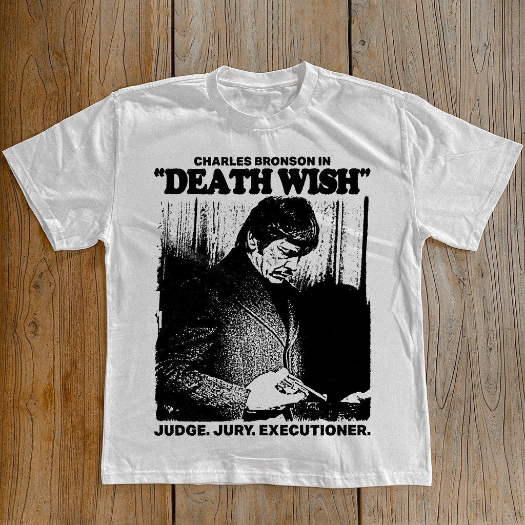Charles Bronson Death Wish White T-Shirt product image 1
