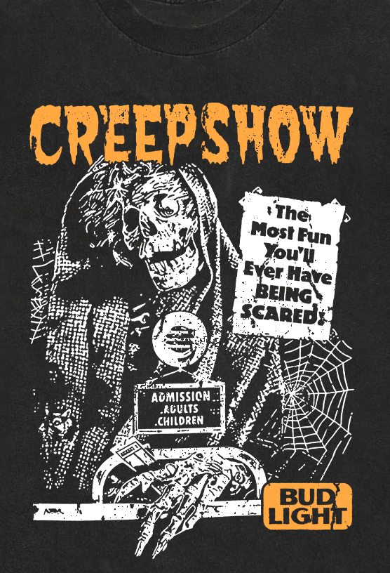 87 Budlight Creepshow Special Collab Vintage Black T-Shirt product image 2