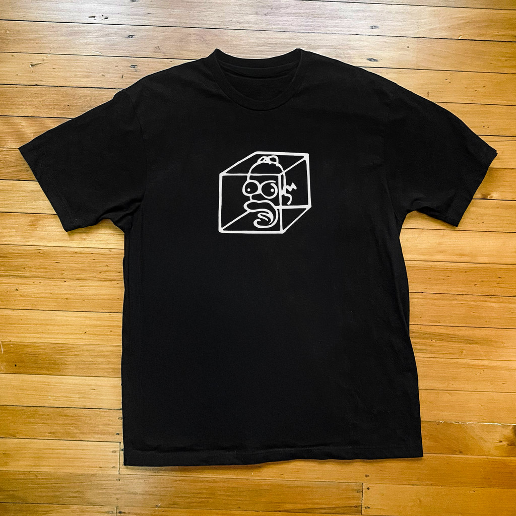 Treehouse Of Horror '3D Homer' Black T-Shirt product image 1