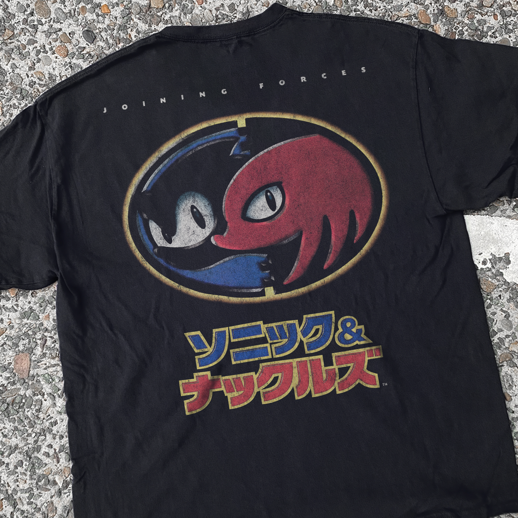 Rare 1994 Japanese 'Sonic & Knuckles' Vintage Black Washed product image 2