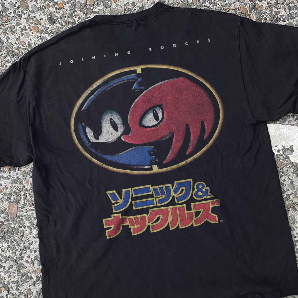 Rare 1994 Japanese 'Sonic & Knuckles' Vintage Black Washed product image 2