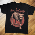 95 Alice In Chains Three Legged Dog Black T-Shirt product image 1