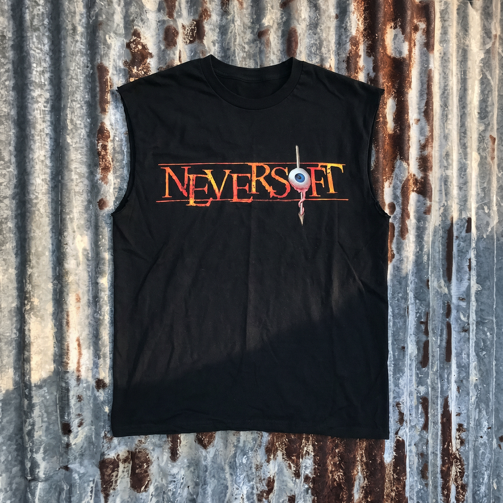 2000S 'Neversoft' Black Promo Cut-Off T-Shirt product image 1