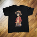 Luffy X Redbull Parody Black Tee product image 1