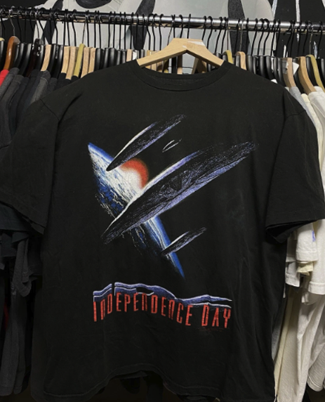 96 Independence Day Vintage Black T-Shirt product image 1