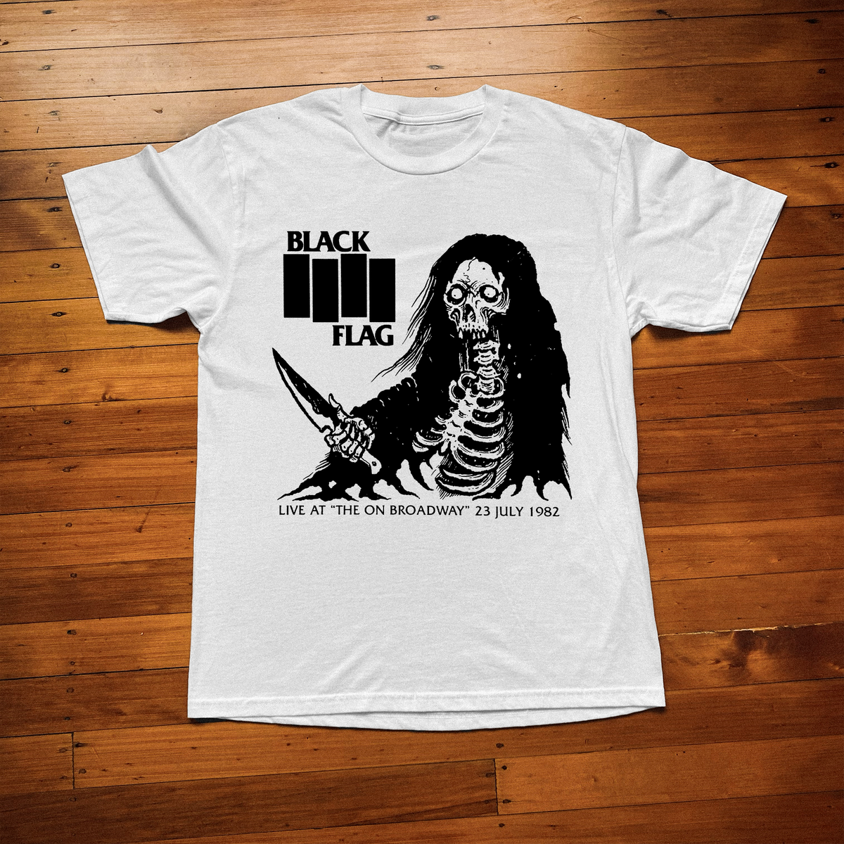 Black Flag White T-Shirt product image 1