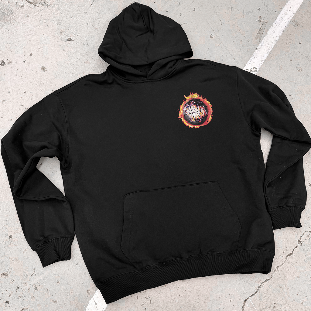 Kick-Ass 'NB4 Jam' 1994 Fireball Black Hoodie product image 3