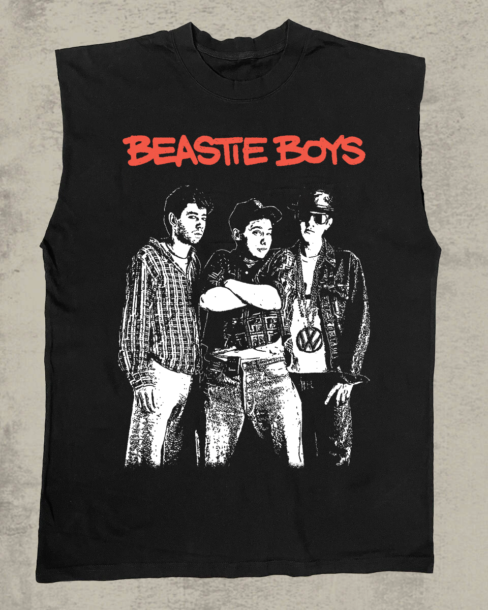 98 Beastie Boys Cut-Off Black Shirt product image 1