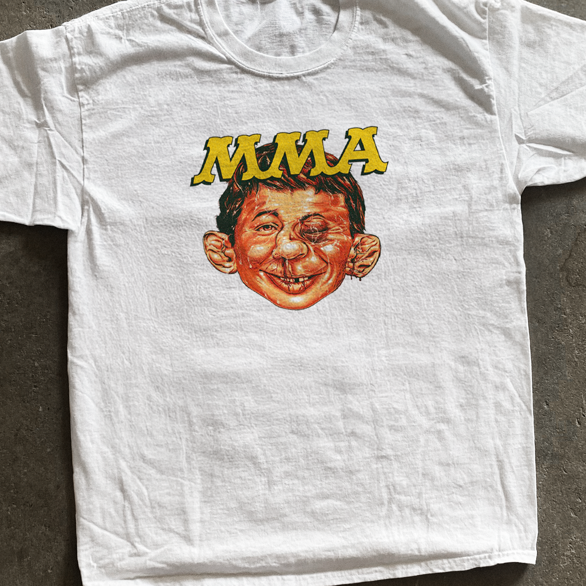 Mad 'Mma' Magazine Vintage White T-Shirt product image 1