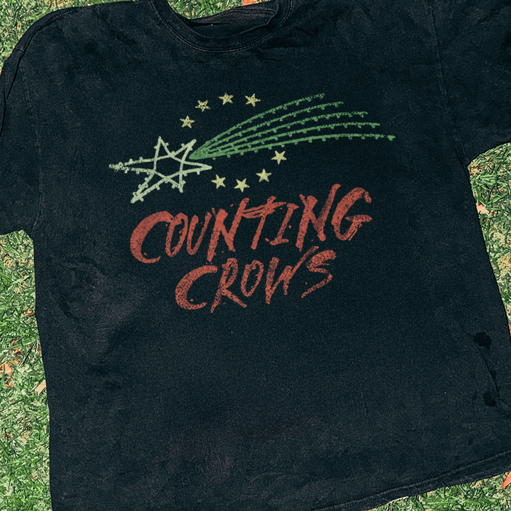 90s Counting Crowd 'Star Logo' Vintage Washed Black Tee product image 2