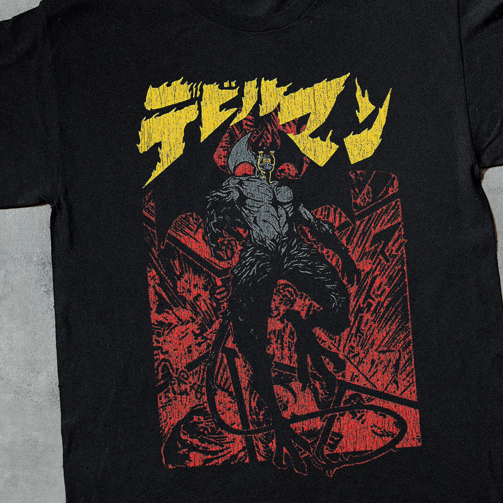 90'S Devilman Anime Black T-Shirt product image 2
