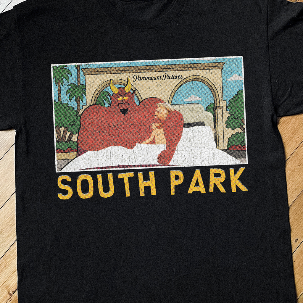 South Pvrk Trump And Satan Black T-Shirt product image 2
