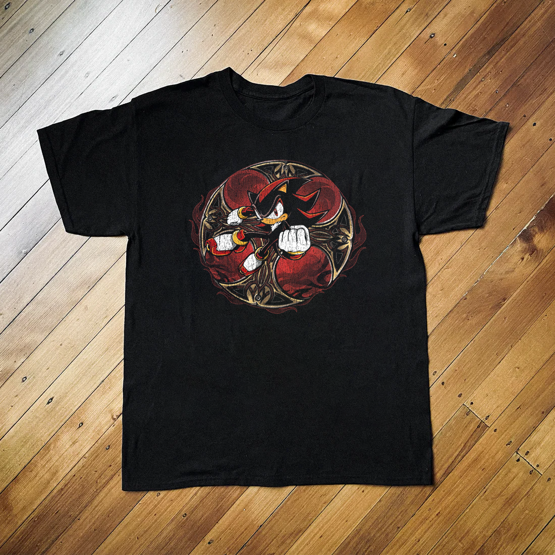 Shadow The Hedgehog Black Tee product image 1