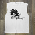Toriyama 'Ssj 4 Goku' Vintage White Cut-Off Tee product image 1