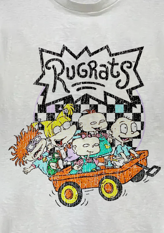 Rugrats Wagon White Tee product image 2