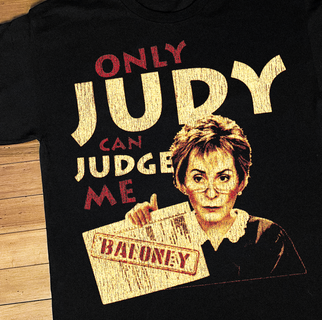 Only Judy Can Judge Me Black T-Shirt product image 2