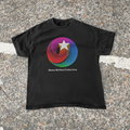Retro 70S 'Hanna Barbera' Television Logo Vintage Black Tee product image 1