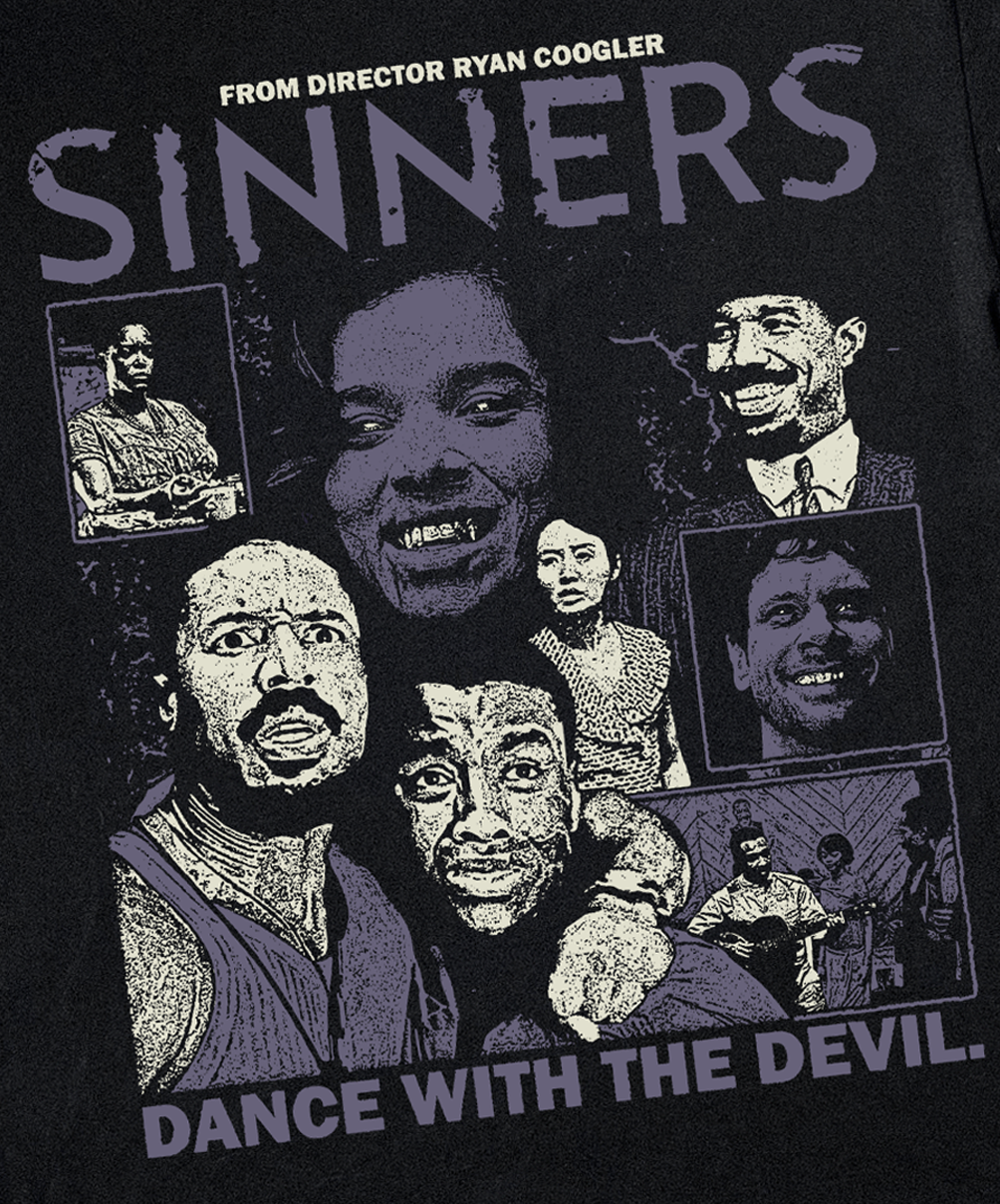 Sinners Black T-Shirt product image 2