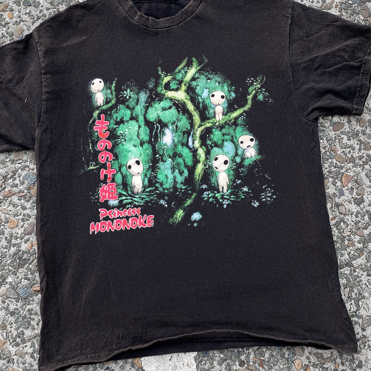 Princess Mononoke 'Kodama' Vintage Black Promo Tee product image 2