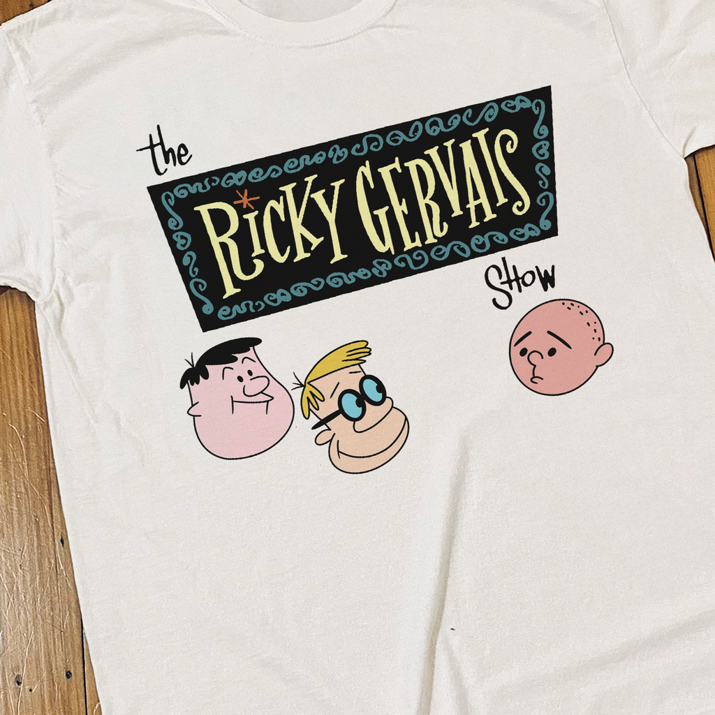 Ricky Gervais Show' Washed White Tee product image 2