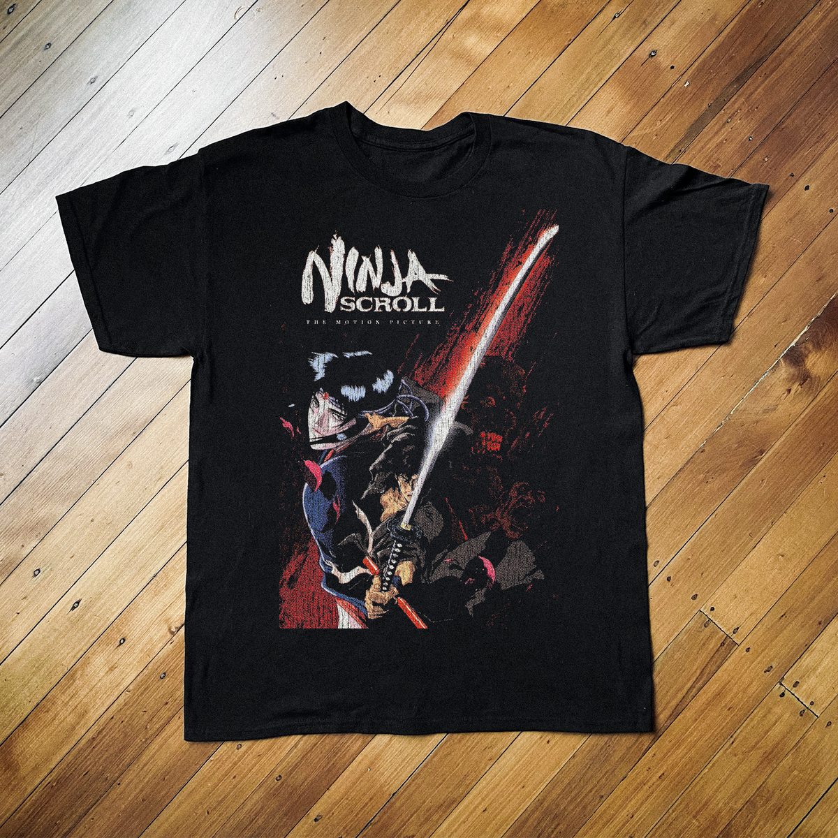 96 Ninja Scroll Black T-Shirt product image 1