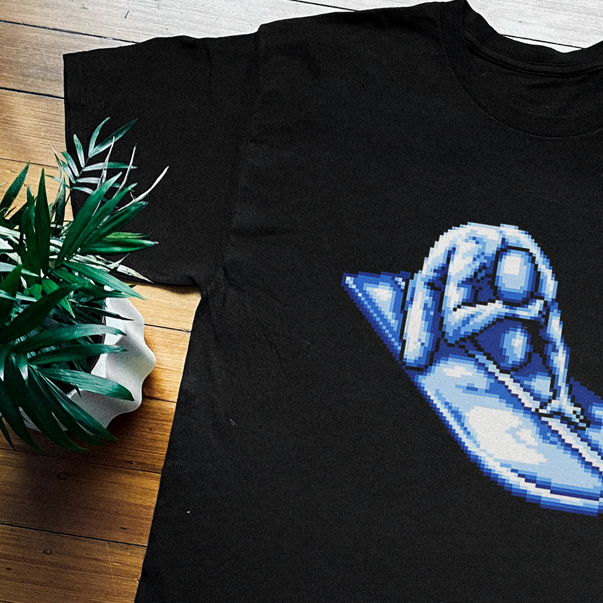 80S Slvr Surfer Nes 'Death Screen' Black T-Shirt product image 1