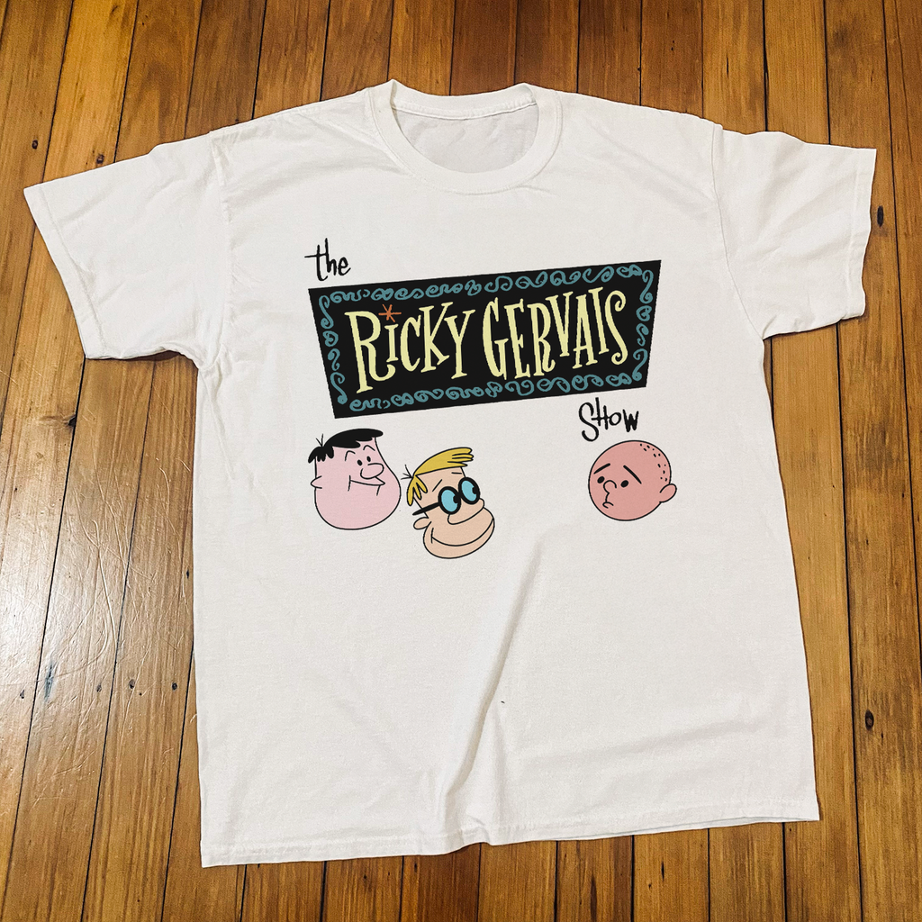Ricky Gervais Show' Washed White Tee product image 1