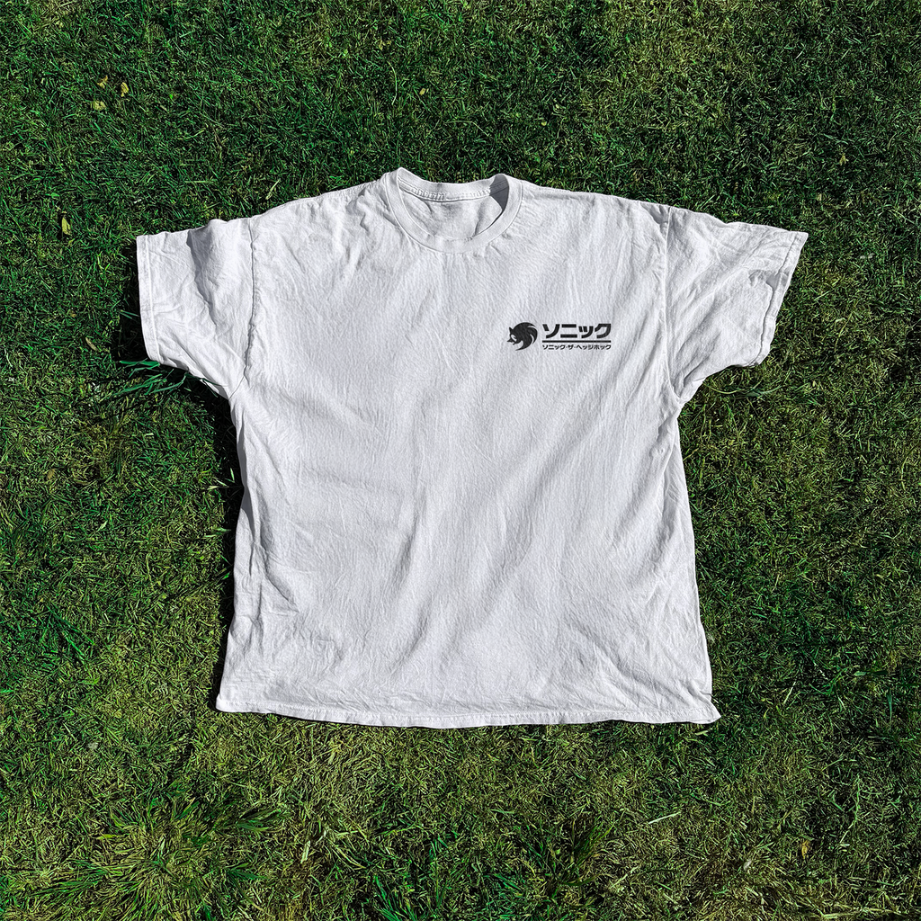 Faded Japanese 'Team Sonic' Promo Washed White Tee product image 3
