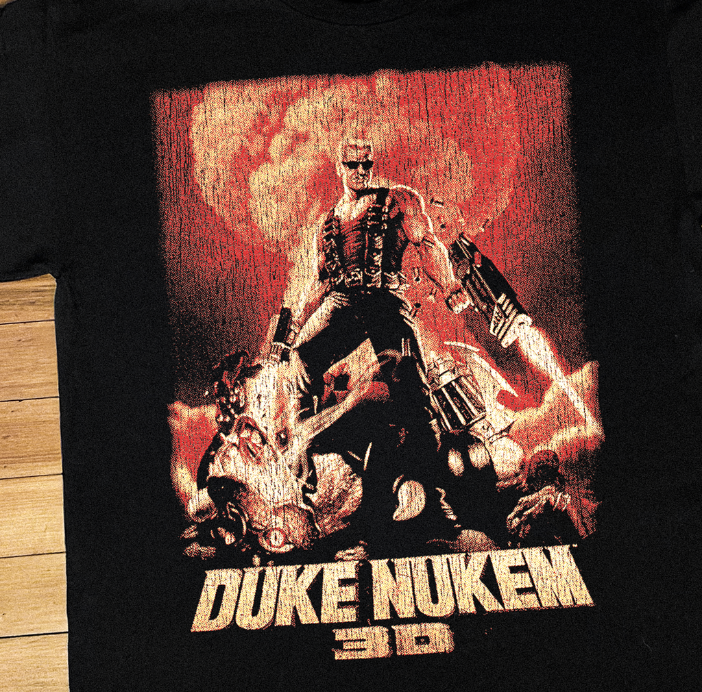 96 Duke Nukem 3D Ps1 Black T-Shirt product image 2