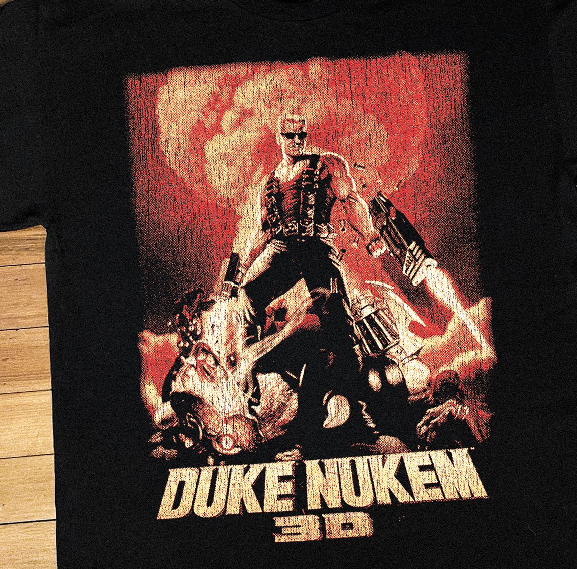 96 Duke Nukem 3D Ps1 Black T-Shirt product image 2