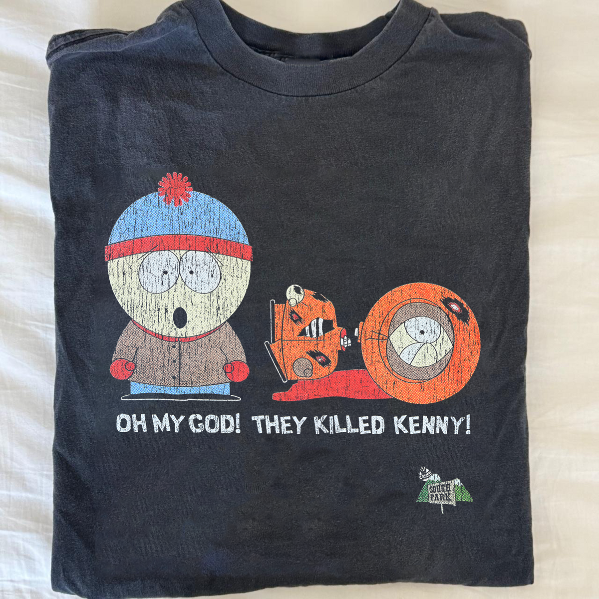 Oh My God! They Killed Kenny Vintage Black T-Shirt product image 1