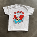 Retro 'Bozo The Clown' Washed White T-Shirt product image 1
