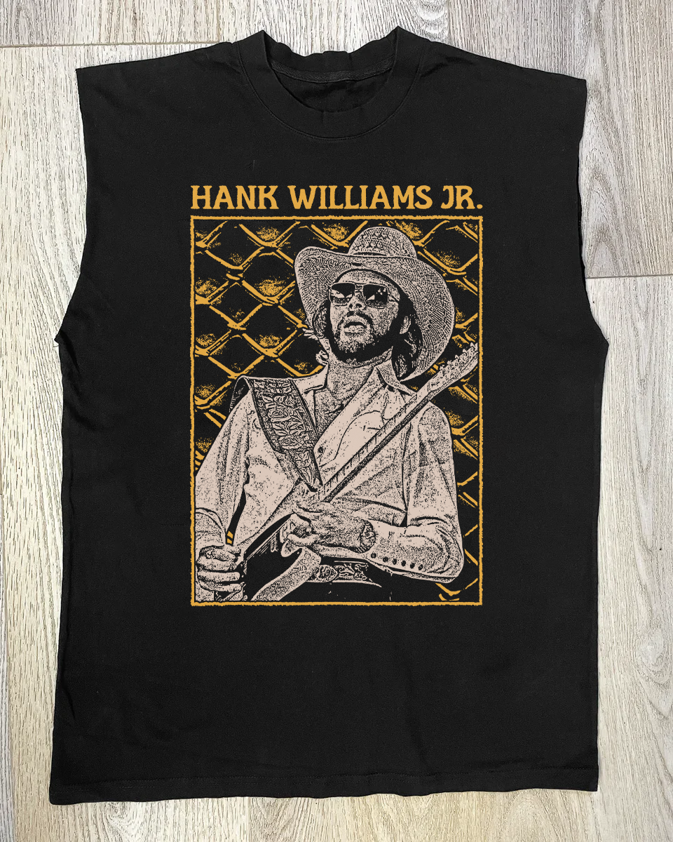 Hank Jr. Cut-Off Vintage Black Shirt product image 1