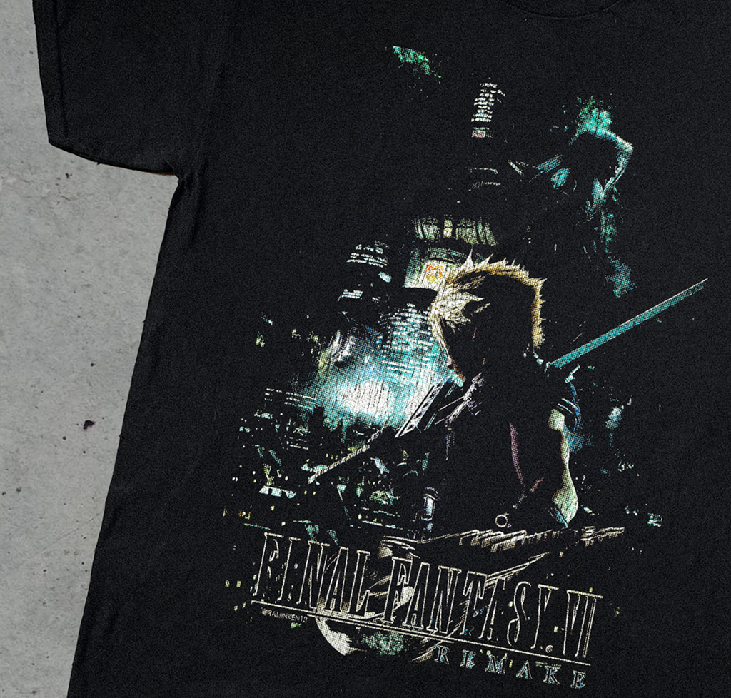 Final Fantasy Vii Remake Black T-Shirt product image 2
