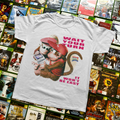 Diddy Kong's Quest 'Wait Your Turn' Vintage Washed White Tee product image 1