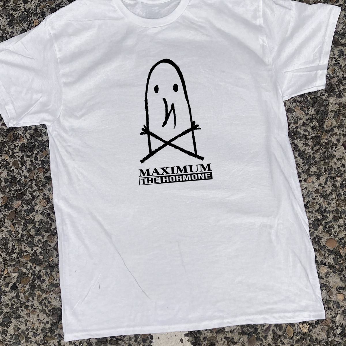Punpun X Maximum The Hormone' White Vintage Parody Tee product image 2