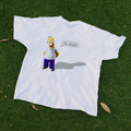 Homer 'Pacific Data Images' 3D Treehouse White Washed Tee product image 1