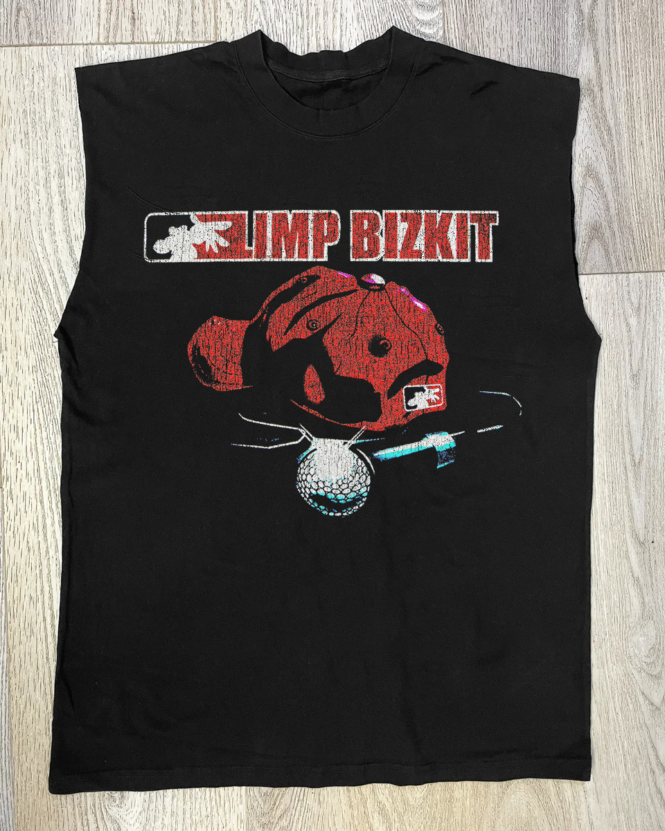 00 Limp Bizkit Cut Off Black Shirt product image 1